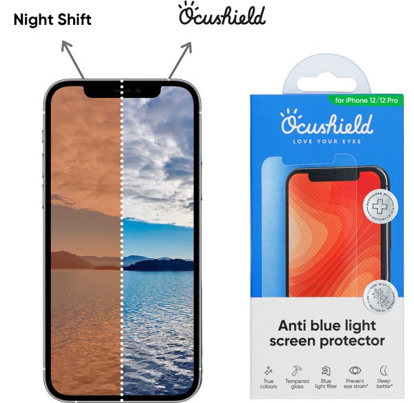 Anti Blue Light Tempered Glass for iPhone 12 Regular