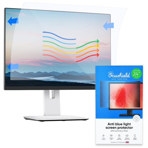 Anti Blue Light Filter for Laptop & Monitor 24” W (16:9)