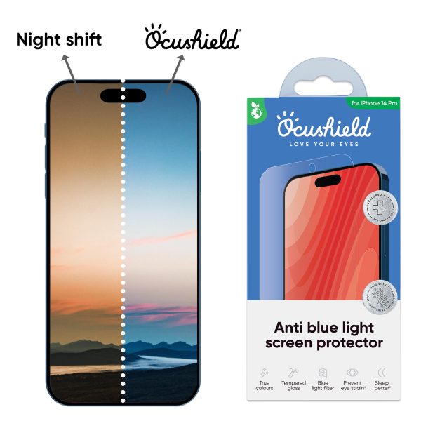 Anti Blue Light Tempered Glass for iPhone 14 Pro