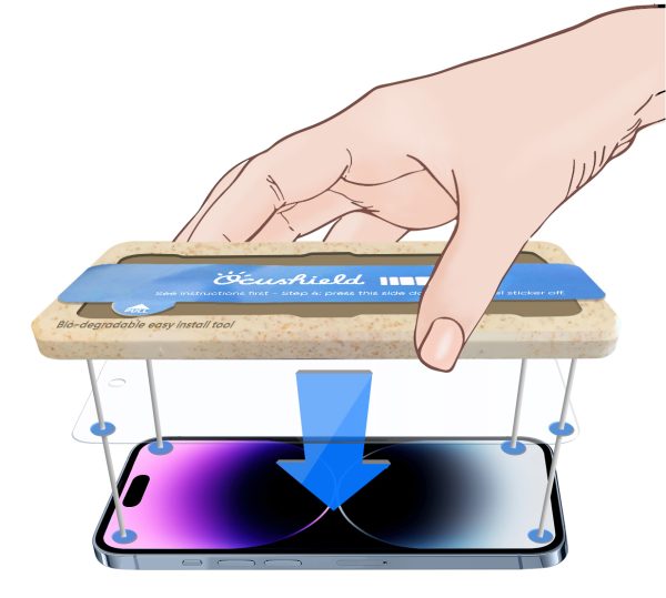 Anti Blue Light Tempered Glass for iPhone 14 Pro - Image 5