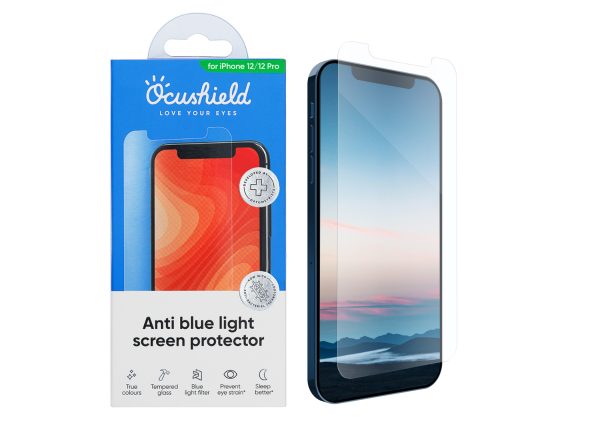 Anti Blue Light Tempered Glass for iPhone 12 Regular - Image 7